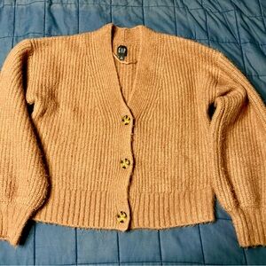GAP Women's mauve Cardigan Sweater